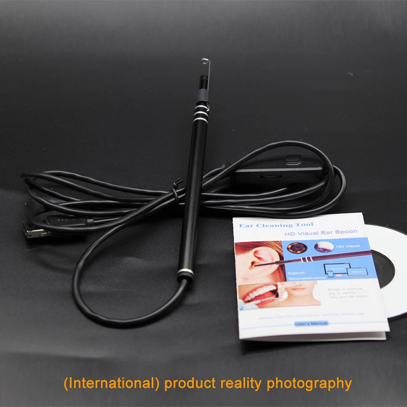 

2 in 1 Ear Cleaner Endoscope Ear Pick Camera Professional Video Otoscope Veterinary Ent Otoscopio Camera Baby USB Earpick Tool