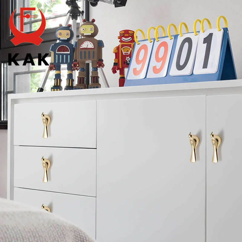 KAK Fashion Decoration Wall Hooks Gold Cabinet Knobs and Handles Dresser Knobs Pulls Hat Bag Hanging Hook Wall Cabinet Hardware