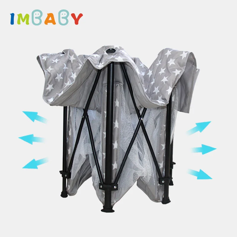 IMBABY Playpen for Child Toddler Playground Dry Ball Pool Infant Safety Barrier Fence Kids Portable Folding New Arrivals Playpen