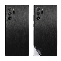 Metal Brushed Back Film Matte Film For Samsung Galaxy S25 S24 S23 S22 S21 S20 Ultra S10 S9 Note20 Ultra Wrap Skin Back Sticker