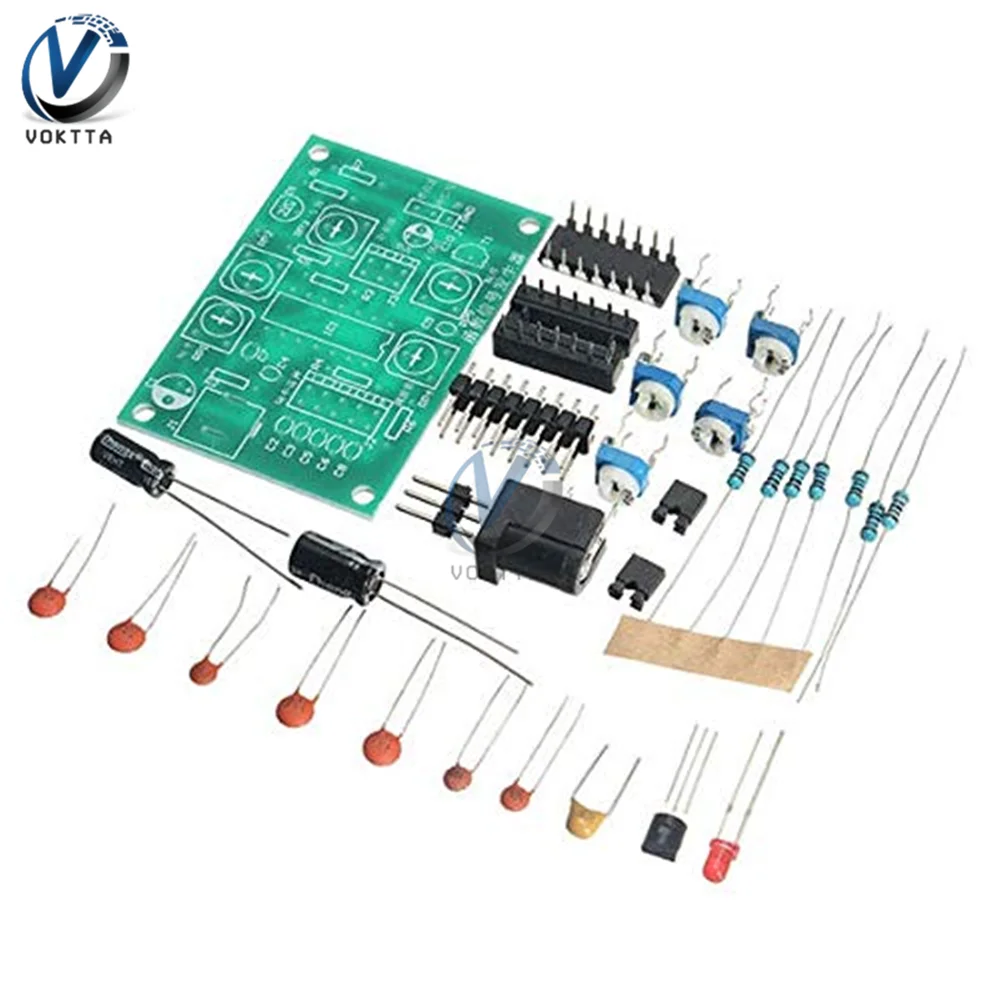 ICL8038 Function Signal Generator Kit Multi-Channel Waveform Synthesizer Pulse Frequency Function Signal Generator Module