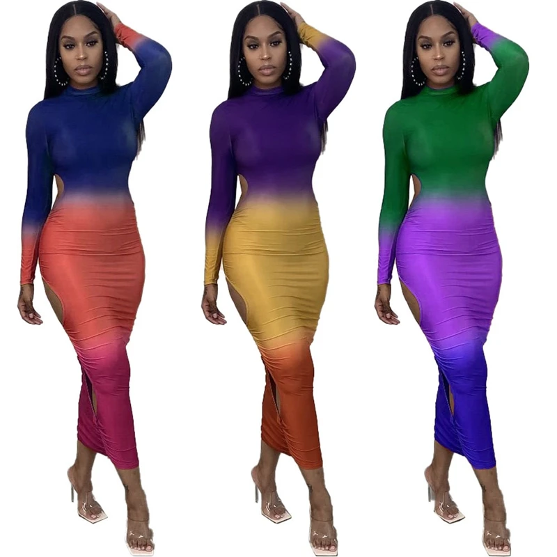 Dây Buộc Cắt Ra Bodycon Băng Đô Đầm Lưới Hoa Nữ Midi Căng Giãn Clubwear Gợi Cảm ĐẦM DỰ TIỆC Vỏ Vestidos Elegantes Para Mujer