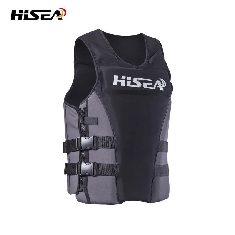 Hisea Adult 35-100kg Buoyancy Life Jacket Floating Water Clothes Swimming Fishing Surfing Kayak Quality Rafting Life Vest Jacket