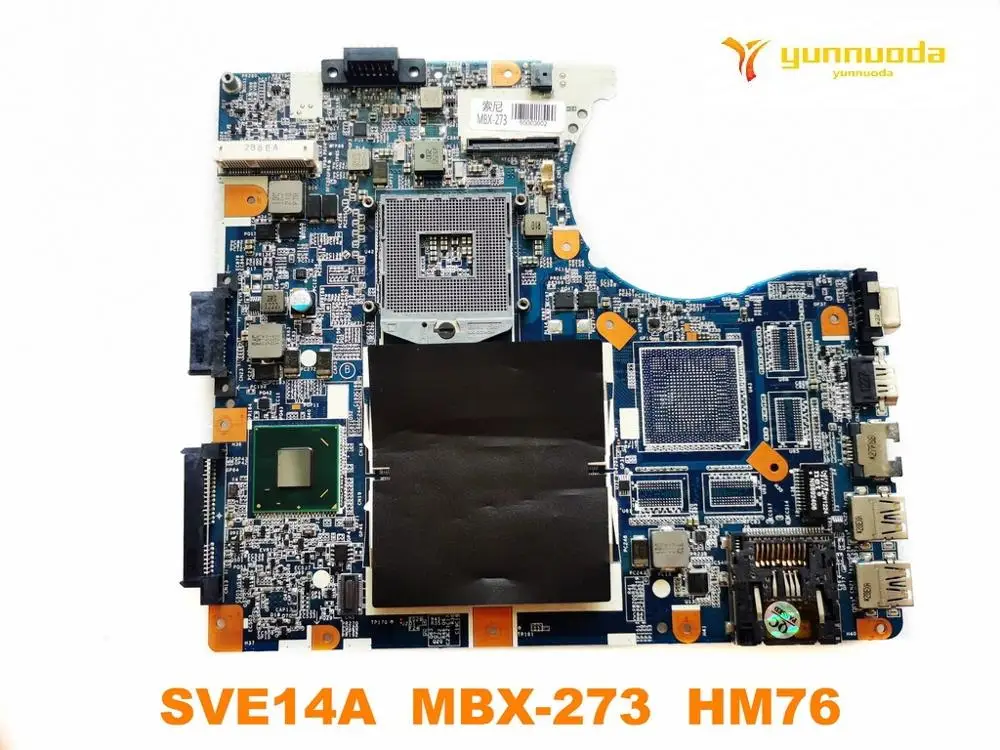 

Оригинальная материнская плата для ноутбука SONY SVE14A MBX-273 HM76, протестированная, хорошая Бесплатная доставка