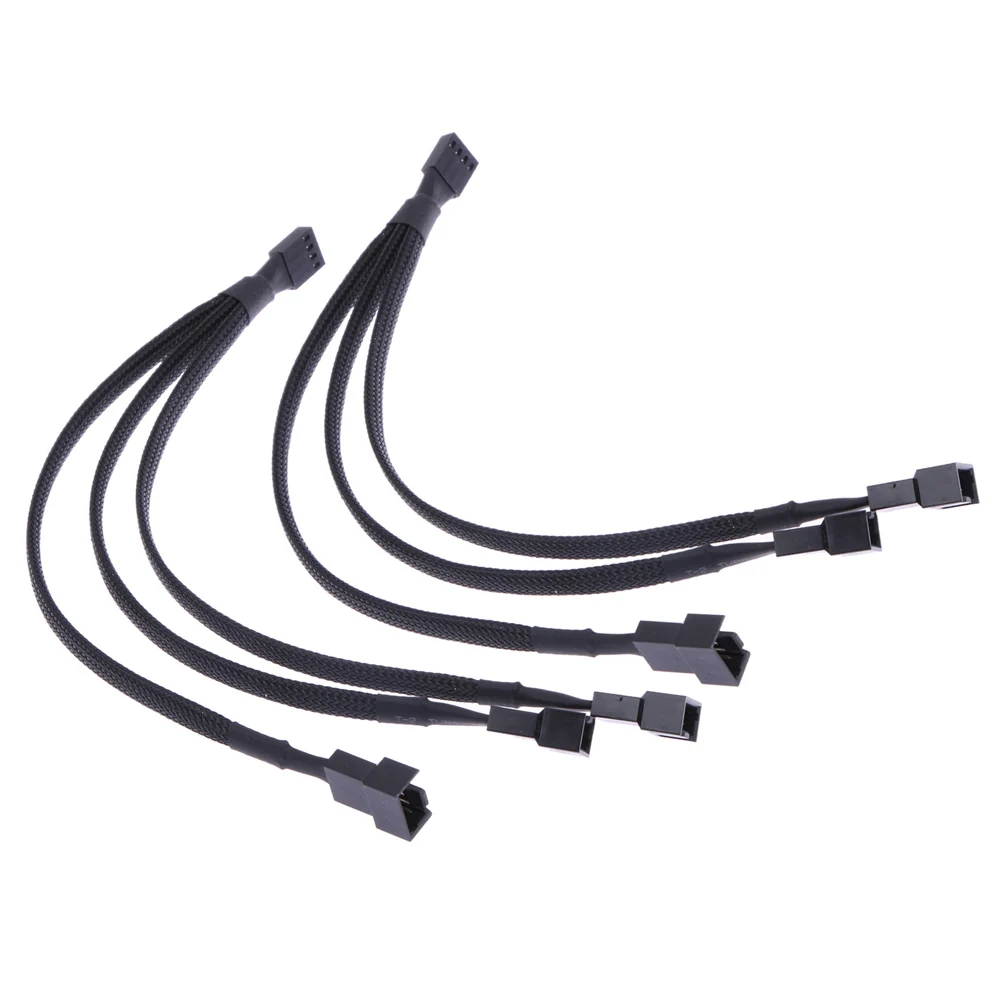 Câble d'extension à 4 broches pour carte mère, 1 à 3 voies, connecteur diviseur CPU PWM, accessoires