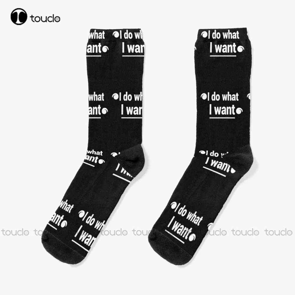 I Do What I Want  Socks Bulk Socks Unisex Adult Teen Youth Socks Christmas Gift Custom Hd High Quality 360° Digital Print Sock