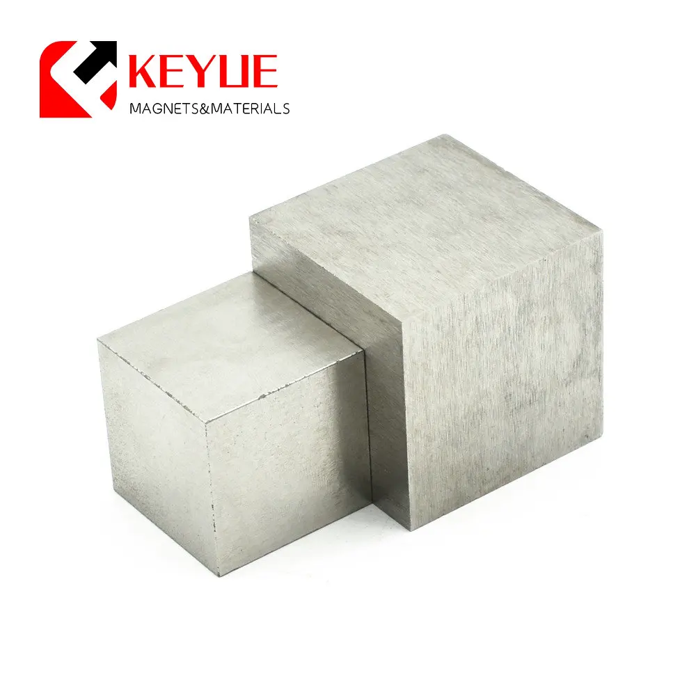 Molybdenum Nickel Iron Copper Block Aluminum Density Cube Element Collection Handmade Craft Hobby 20mm 30mm 40mm 50mm