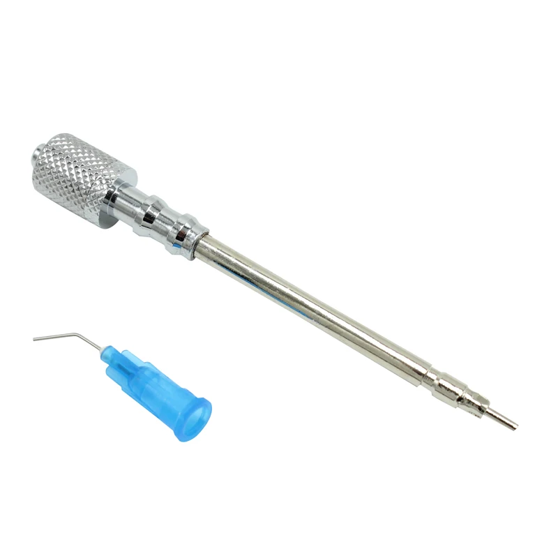 1Pcs Dental Lab 3 Way Air Water Syringe Spray Nozzles Tips Tube With 2 pcs Irrigation Bent Needle Tips For Teeth Whitening