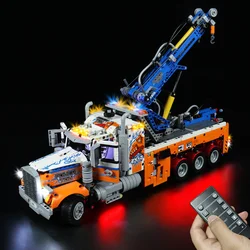 Vonado LED Lighting Set for 42128 Electic Heavy-duty Tow Truck Collectible Model Toy Light Kit, Not Included the Building Block