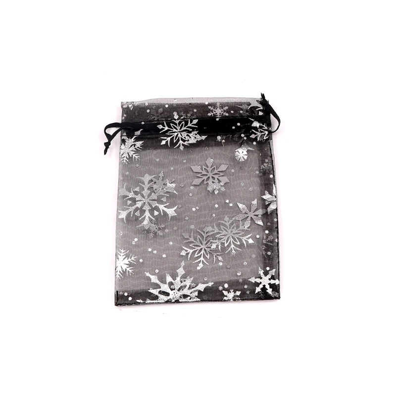 

100Pcs/Lot 10x14cm Small Organza Bag Earrings Bracelet Display Jewelry Packaging Bags Drawstring Pouches Christmas Gift Bag