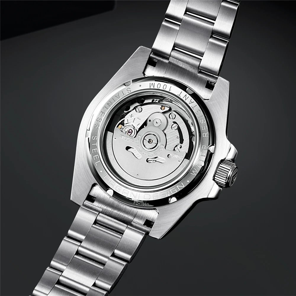 PAGANI Design Men Automatic Watch 40MM Sapphire Luxury Mechanical Wristwatch Stainless Steel Waterproof Watch Reloj Hombr 2020