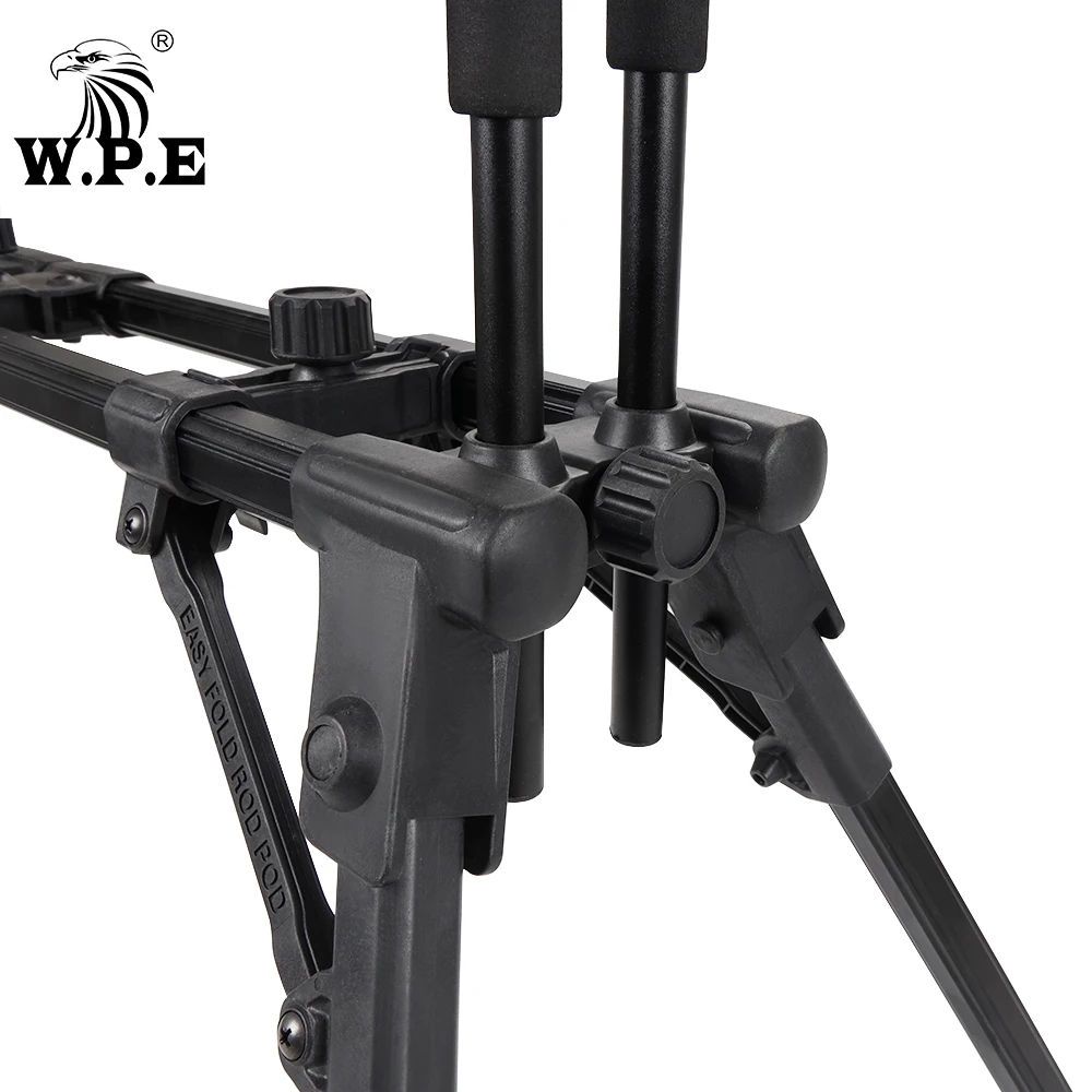 W.P.E Soporte plegable de aluminio resistente para cañas carpa - imagen 5
