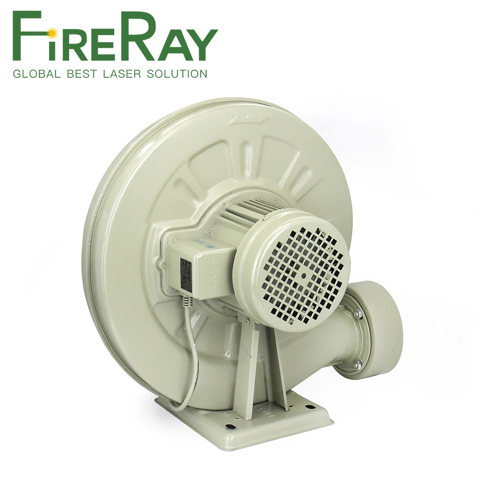 Fireray 750W 220V 380V Exhaust Fan Air Blower Centrifugal for CO2 Laser Engraving Cutting Machine Medium Pressure Lower Noise