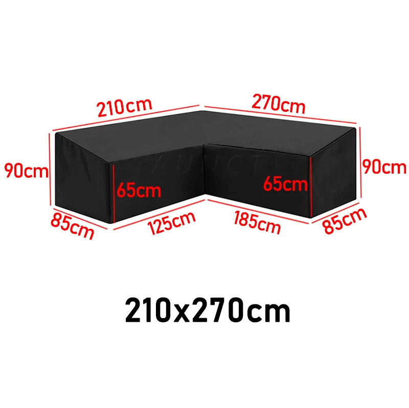 15 Maten Corner Outdoor Sofa Cover Tuin Rotan Hoek Meubilair V Vorm L Shapewaterproof Sofa Beschermen Set Dust Covers