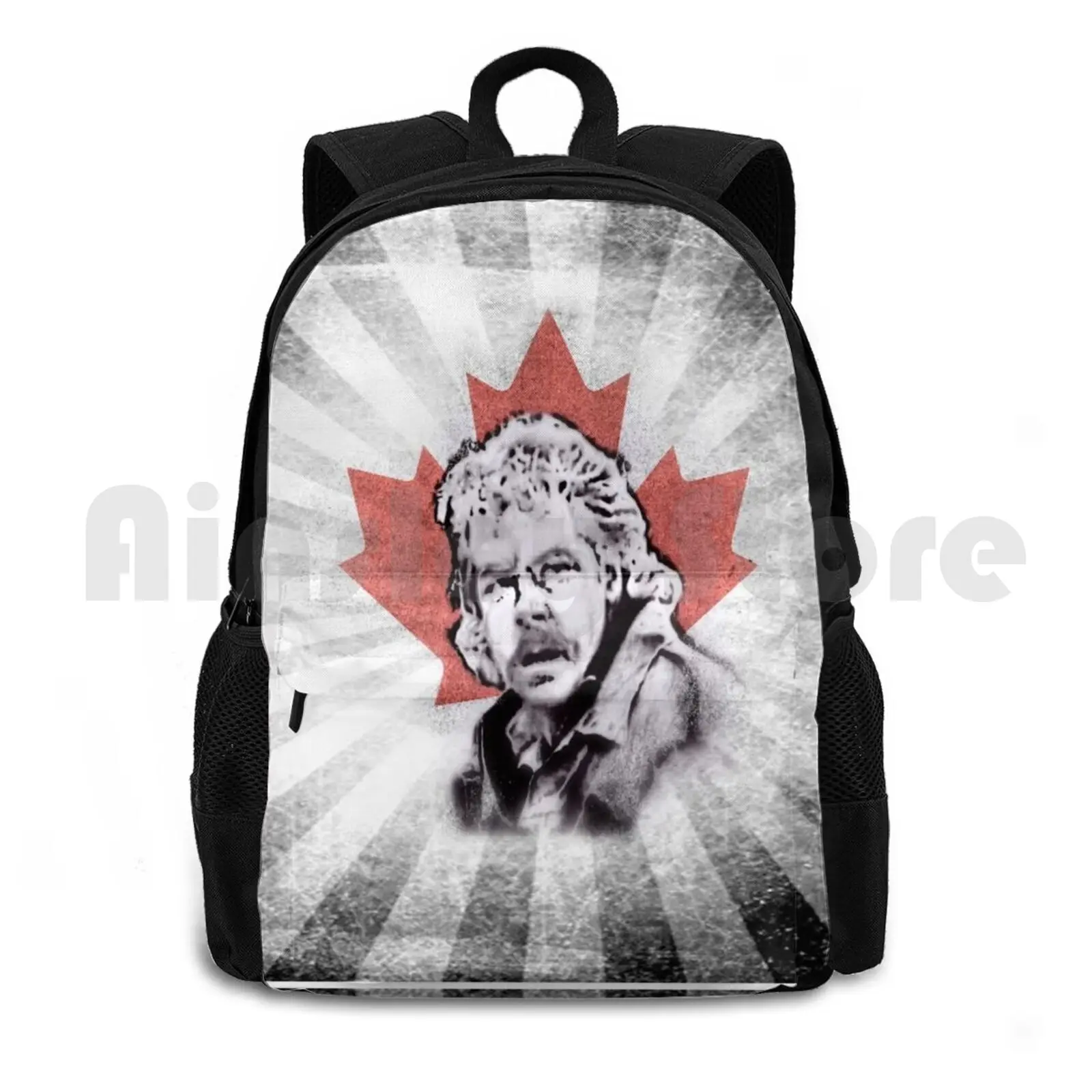 Rowsdower! Outdoor Hiking Backpack Riding Climbing Sports Bag Zap Rowsdower Final Sacrifice Canada Canadian Maple Leaf Hero