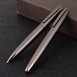 Lüks ağır hissediyorum Metal tükenmez kalemler okul iş ofis imza Roller kalem yazma Ballpen öğrenci kırtasiye malzemeleri