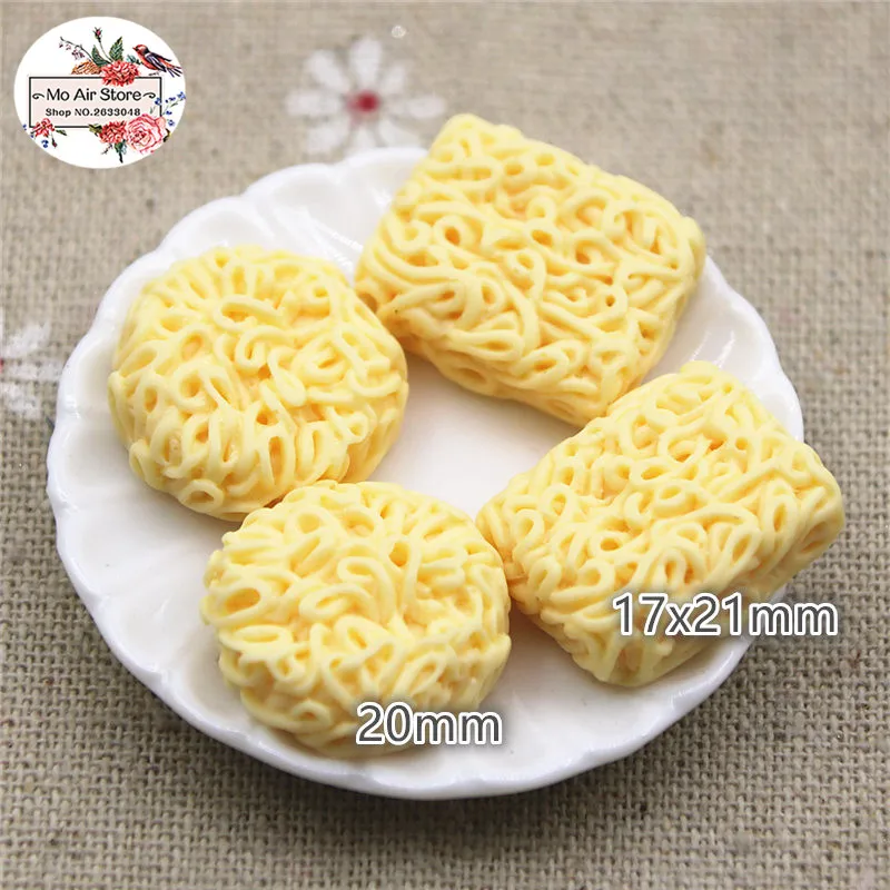 Instant noodles 10PCS Resin Flatback Cabochon Miniature Food Art Supply Decoration Charm DIY craft