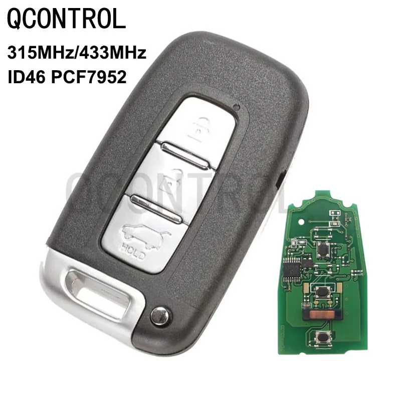 

QCONTROL 3 Buttons Car Remote Smart Key Suit for HYUNDAI I30 I45 Ix35 Genesis Equus Veloster Tucson Sonata Elantra