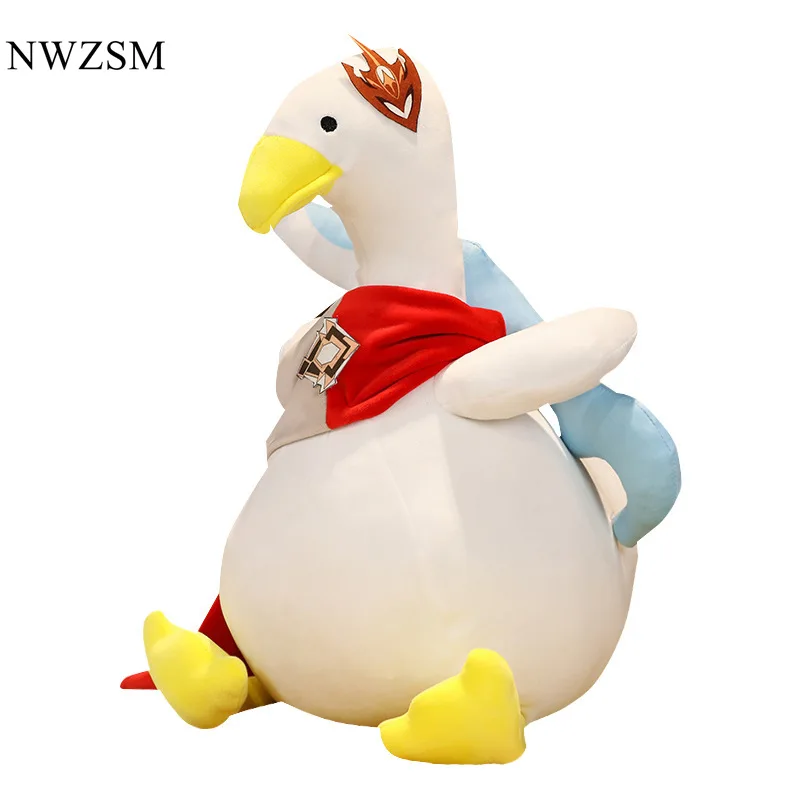 Juego de la isla de Kyushu impacto Tartaglia pato muñeco de juguete de peluche 60cm gran almohada cojín de peluche de accesorios Cosplay