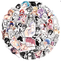 10/30/50/100pcs Anime Hentai Sexy Pinup Bunny Girl Waifu Waterproof Stickers Decals Laptop Motorcycle Guitar Phone Car Sticker