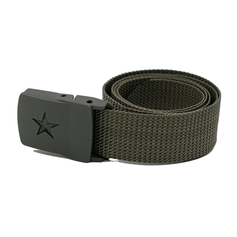 tactical belt Waist Belt Unisex Slim Smooth Automatic Buckled Nylon Belts Waistband For Men Women