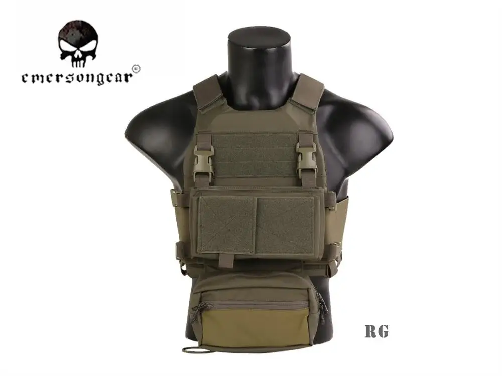 Emersongear-Combat FCS Style VEST with MK Chest Rig Set, Tactical Vest, EM7407