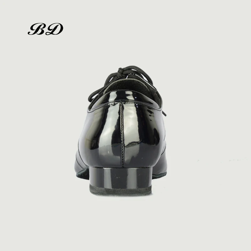 Sneakers Dance shoes Latin Men shoe Cowhide Soft Soles Soft cowhide Modern Dance Jazz Patent leather Lace Up Breathable BD 321
