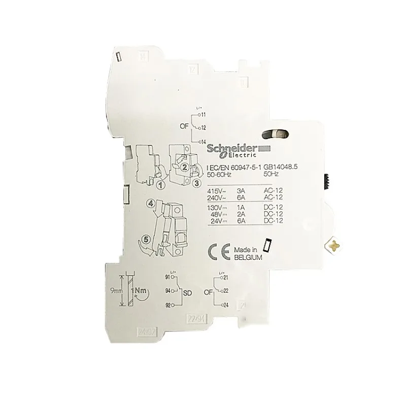 (Switchable) OF + OF or OF + SD double switching contact A9N26929 2NO / NC