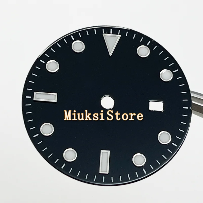 31.5mm blue black green sterile dial blue Luminos for NH35 Miyota 8215 821A 8205 Mingzhu 2813/3804 ETA 2836/2824 movement