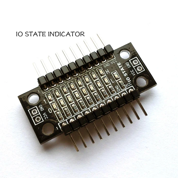 8-bit LED Strip IO Status Indication GPIO