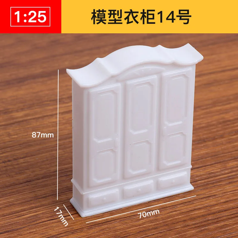 TOYANDONA Set Miniature 1:20 – Table, Chaise Et Bureau, Accessoires Maison De Poupée, Décoration Micro-Paysage, Plastique Résistant, Cadeau Créatif