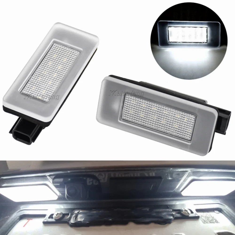 High Quality For Nissan Serena C27 2016- Altima 2019- Error Free SMD White Led Number License Plate Lights Lamp Car Styling