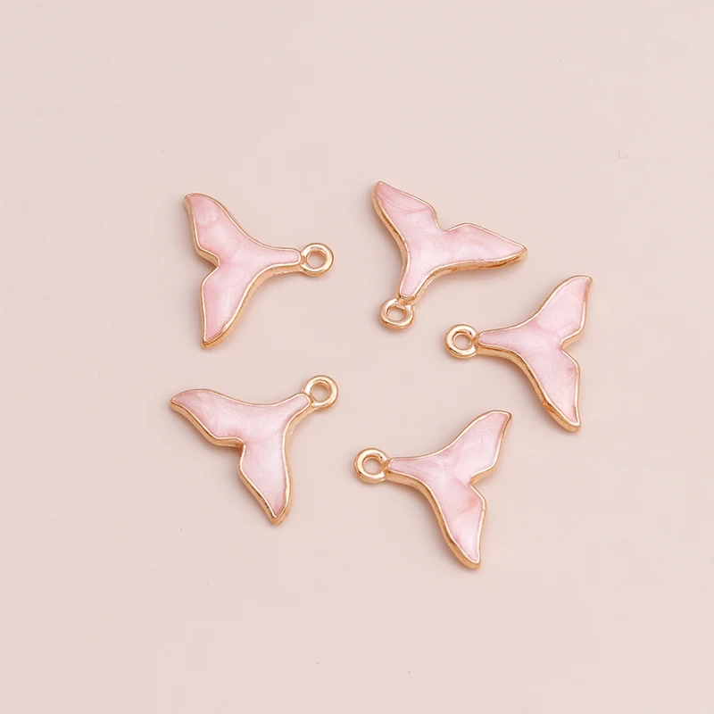 10 stücke Mix Nette Emaille Shell Seestern Charme Anhänger der Halskette Ohrringe Schlüsselanhänger Handemade DIY Schmuck Machen Zubehör – Detail 25