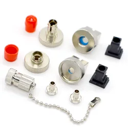 Optical Fiber Connector SC/ST/ FC Optical Power Meter Conversion Adapter Coupler Flange Red pen Metal Accessories Factory outlet