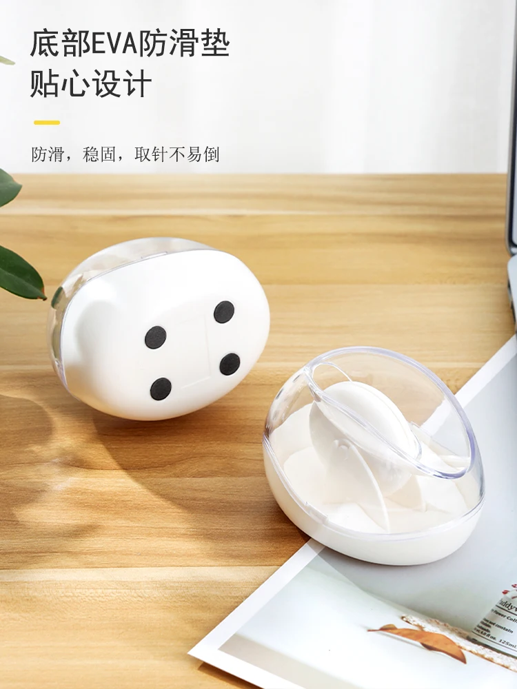 Boîte de Trombones Magnétiques à Roues Roulantes, Distributeur de Trombones, Accessoires de Bureau