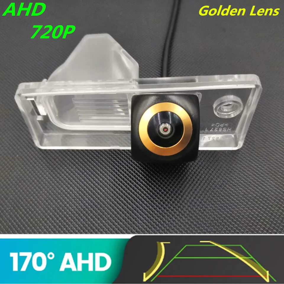 

AHD 720P/1080P Golden Lens Trajectory Car Rear View Camera For Hyundai Grandeur/Azera(HG) 2012 - 2017 Reverse Parking Monitor