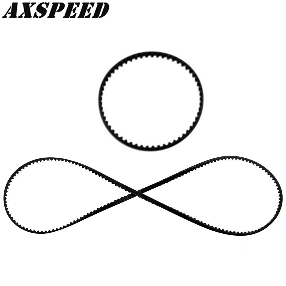 AXSPEED Low Friction Front & Rear Belt 171T 540T for 1/10 Sakura D4 RWD Sport Car Belt Upgrade Parts