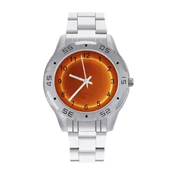 Solar Quartz Watch Stainless Photo Wrist Watch Girl Gym Funny Promotion Wristwatch