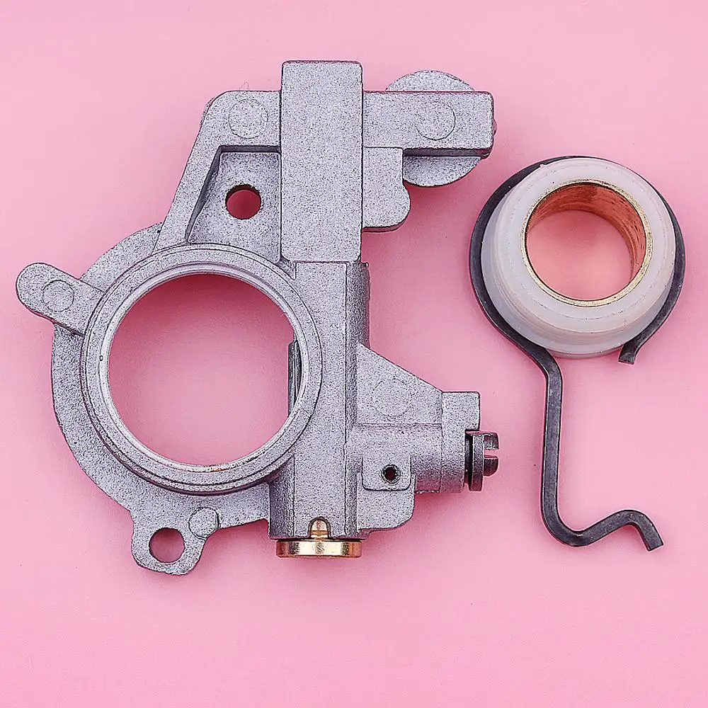 Bomba de aceite con Kit de resorte de engranaje helicoidal para motosierras Stihl MS460, MS461, MS441, 046, pieza 1128, 640, 3206, 1128, 640, 7112