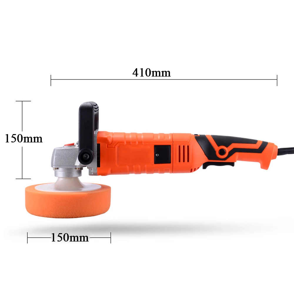 Imagem -03 - Máquina de Polimento Elétrico Polisher Carro Polonês Moedor Polisher Prego Ferramentas Elétricas Móveis Automóvel Polimento Ferramenta 1580w 220v