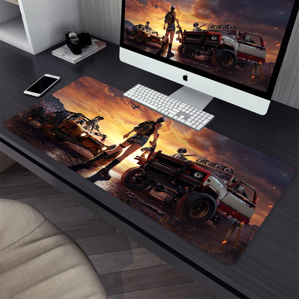 PUBG Large Gaming Mouse Pad Computer Mousepad PC Gamer Laptop Mouse Mat Office Mausepad XXL Carpet Keyboard Mat Desk Pad