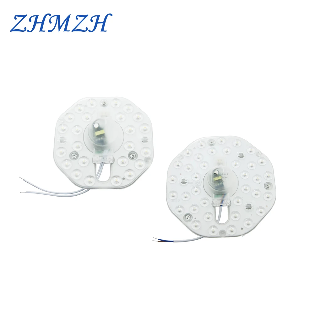 White & Warm White LED Module Replace Ceiling Lamp Lighting Source Module Convenient Installation AC220V 12W 18W 24W