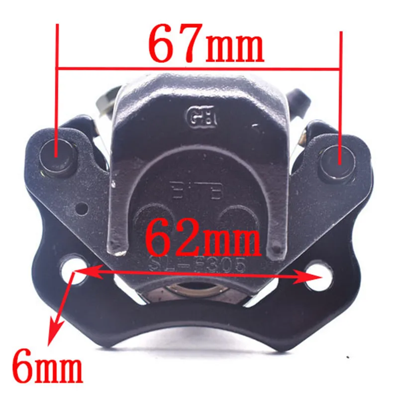 ATV Rear Disc Brakes Calipers Clamp Lower Pump for 50 70 90 110 125 150cc Quad master cylinder caliper