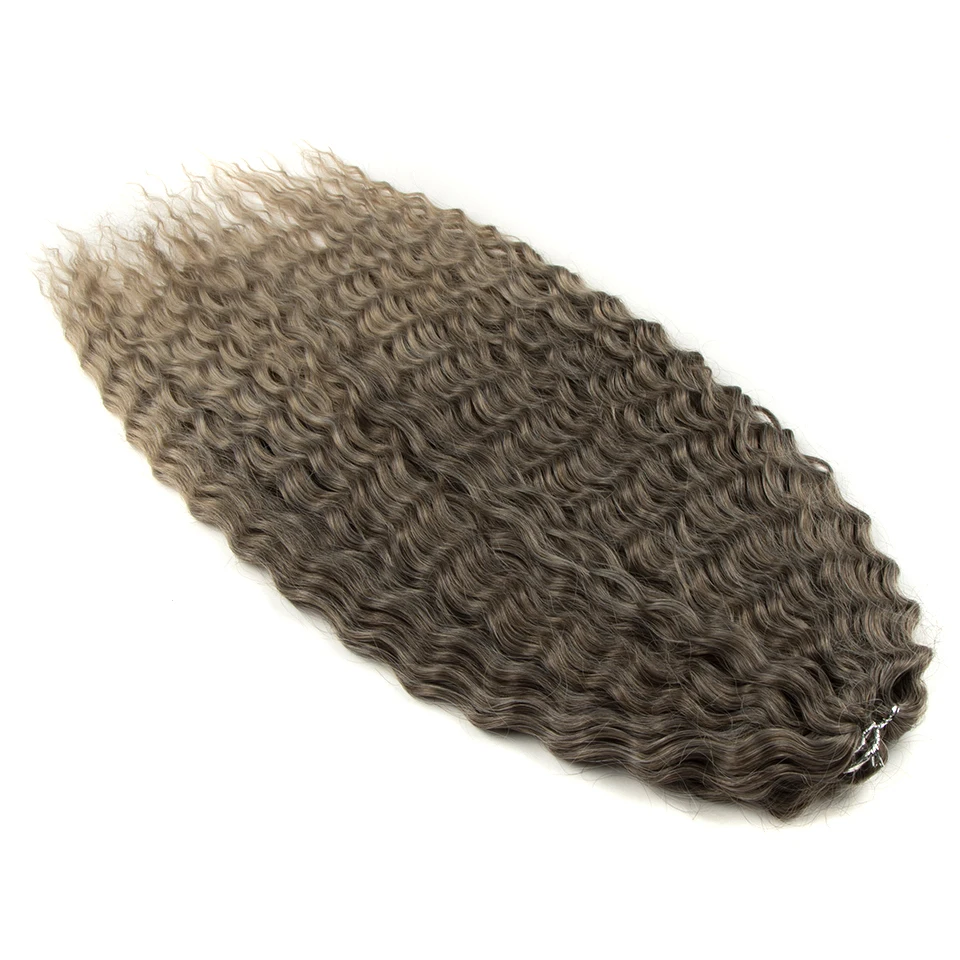 Ariel Hair Synthetic Twist Crochet Curly Hair 24 Zoll Water Wave Braid Hair Ombre Blonde Brown Deep Wave Flechten Haarverlängerung – Detail 16