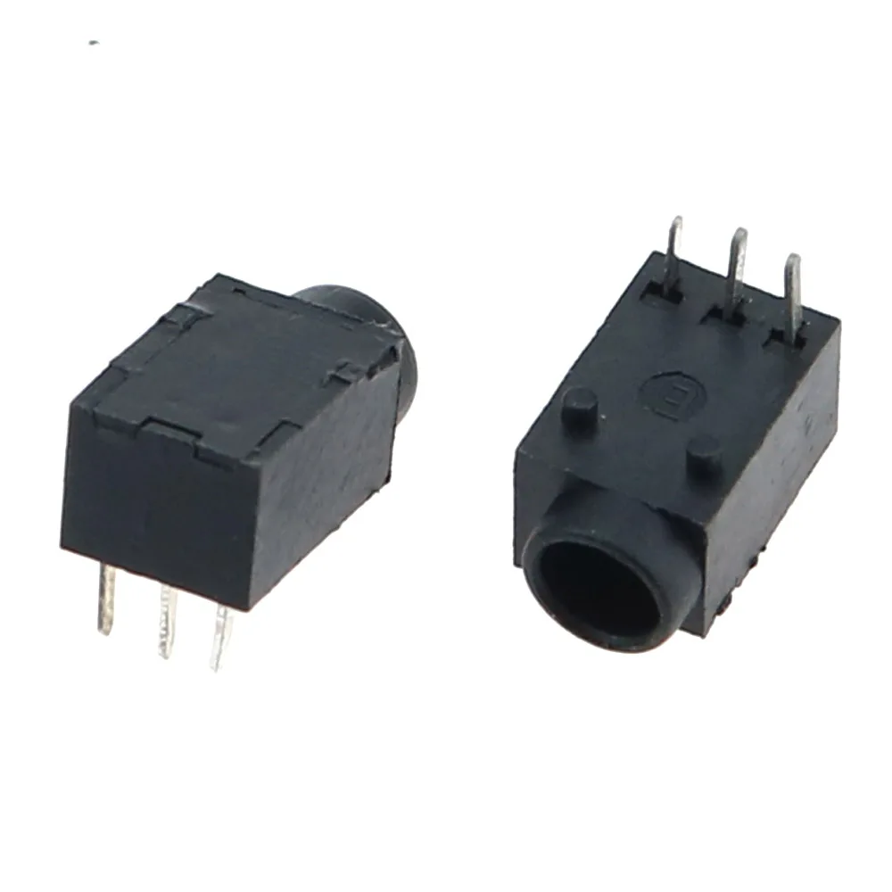 10pcs 3.5*1.35 mm DC Power Jack Socket Connector 3-Pin PCB Panel Mount Plug Dock For Router Electronic Toys Etc.