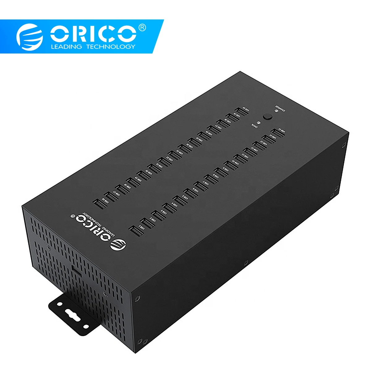 

ORICO Industrial 30 Ports USB2.0 Hub USB Splitter Data Transmission and Charging Integrated 300W Detached Power Module IH30P