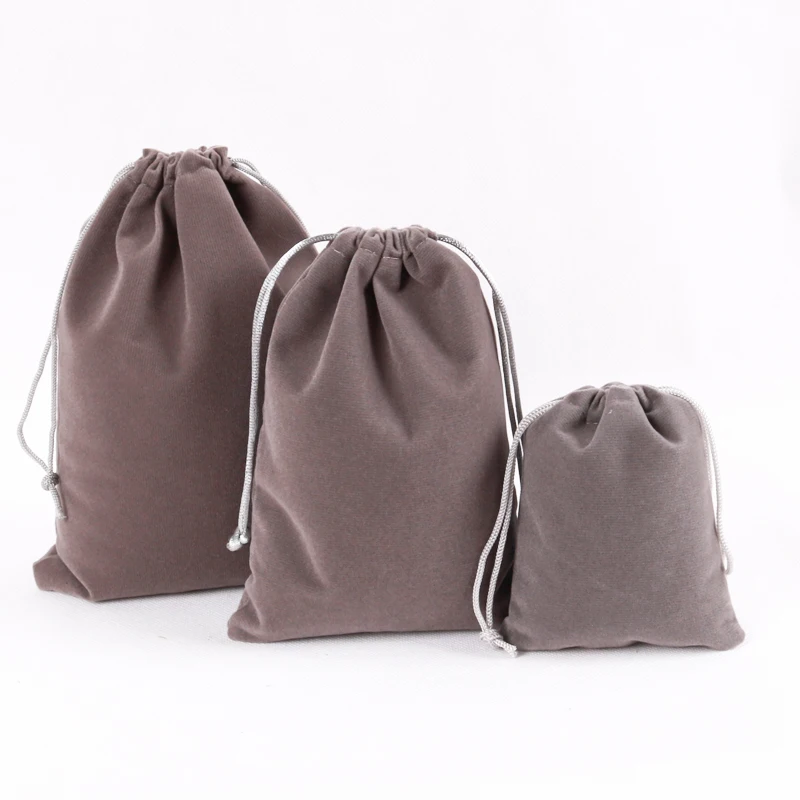 

Direct Manufacturer high quality drawstring velvet bag for mobile phone HDD accessories gift jewelry pouch wholesale