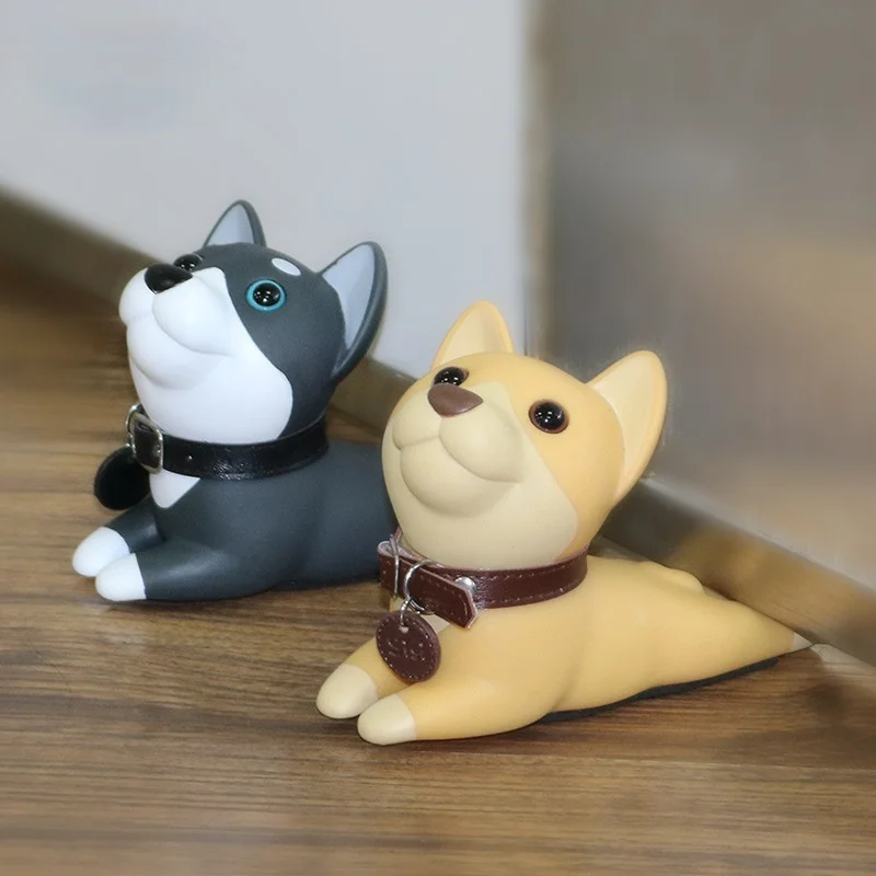 Cartoon Creative Silicone Door Stopper Wedge Door Catcher Block Home Office Children Security Door Card Safety Protect Stopper