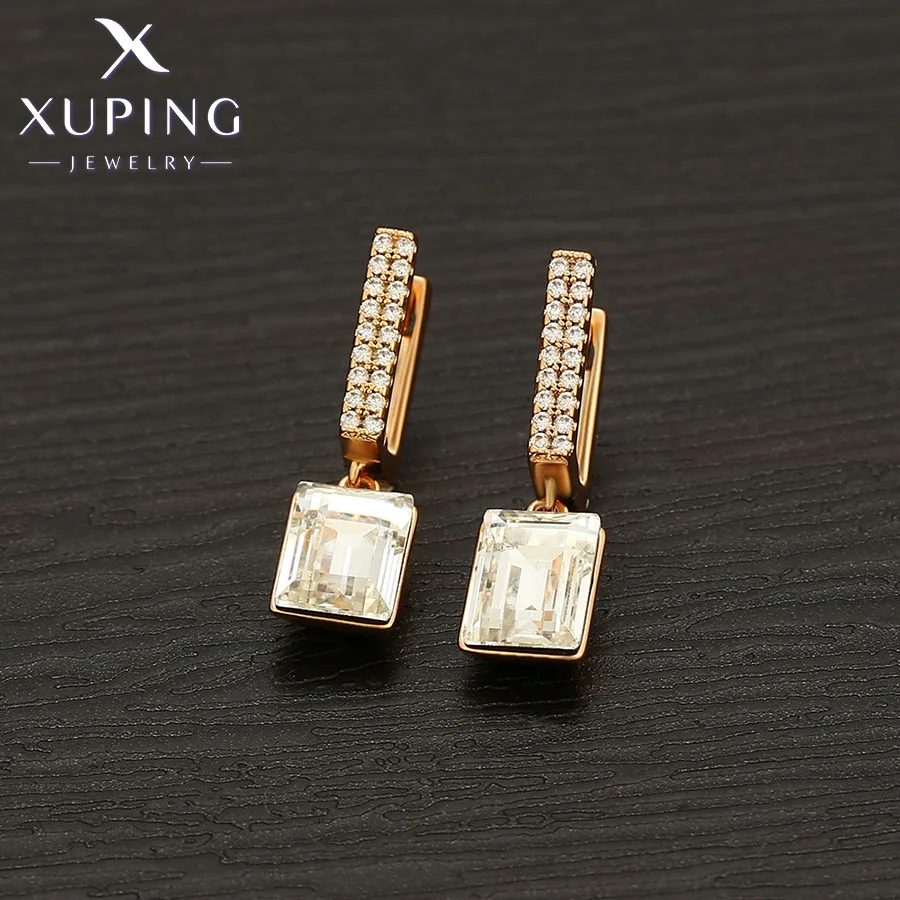 Xuping Jewelry Fashion Newly Crystal Earrings of Popular Europen Design for Women Girls A00757287