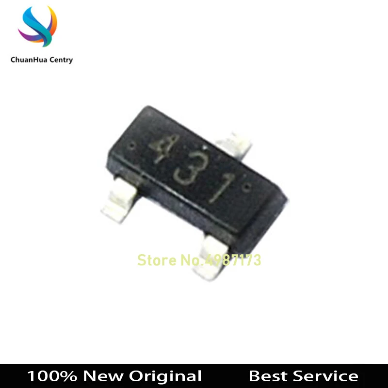 100 Pcs/Lot TL431 SOT TL431A SOT-23 431 SOT SMD Original and New In Stock